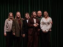 Die Stadtratspräsidentin umgeben von ihrer Familie