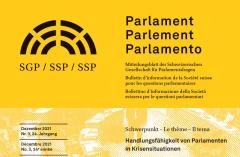Ausschnitt Titelbild des Mitteilungsblattes Parlament